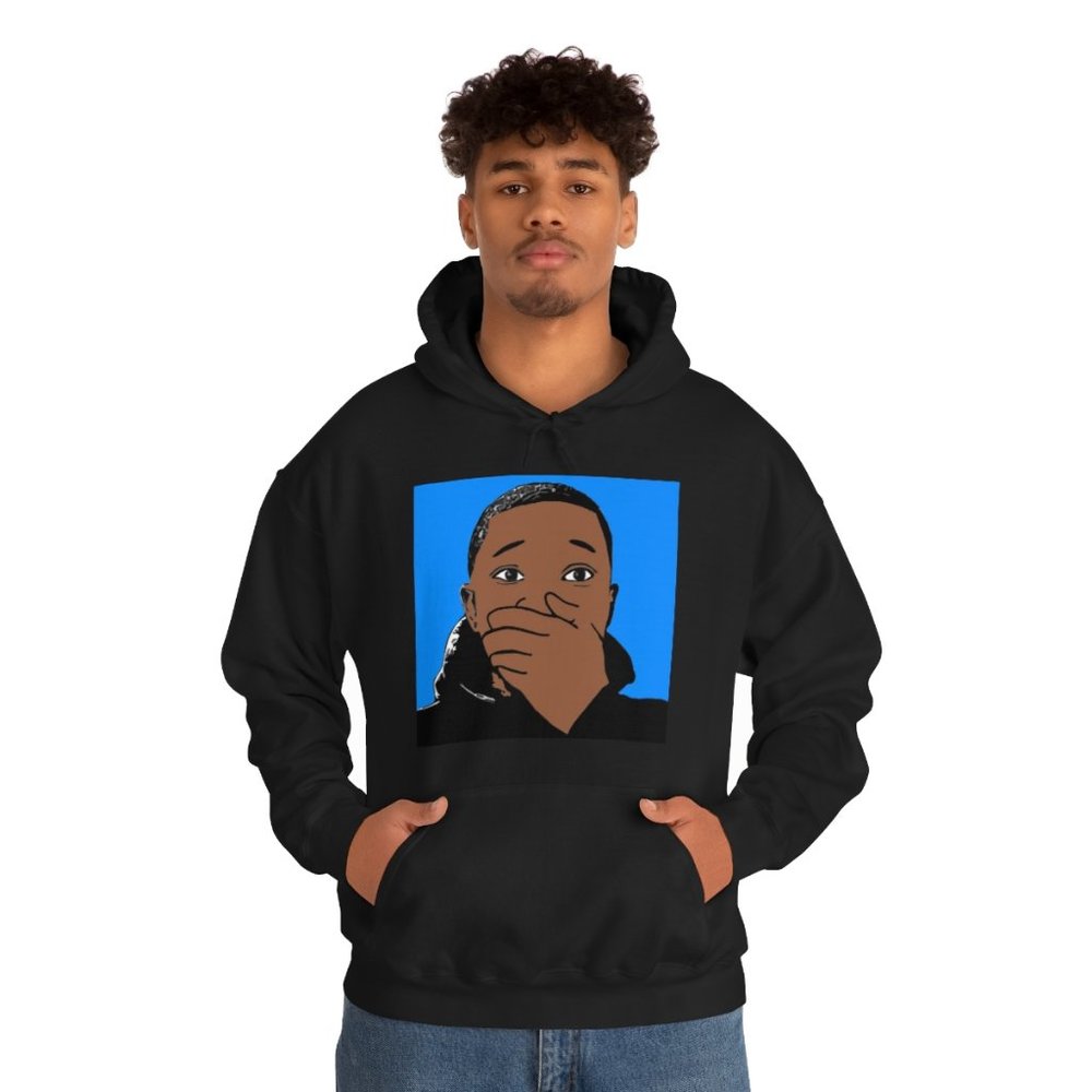 Black Hoodie Afro Boy, Gilden